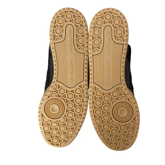 Adidas Forum Mid Adventure Pack Black/Gum Sneakers Size 10.5 - Picture 9 of 11